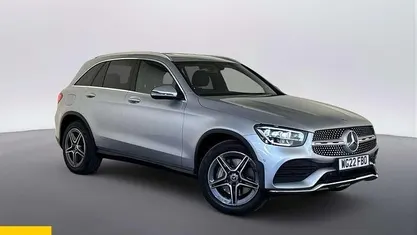 Begagnad Mercedes GLC300 AMG line 272 HK (200 kW) 2022 Silver Kombi