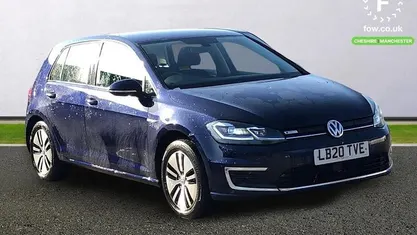 Used VW e-Golf 99 kW (135 HP) 2019 Blue Hatchback