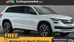 White Used 2019 Skoda Kodiaq SportLine SUV | £21,197 (Fair price)
