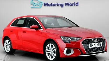 Used Audi A3 Sportback Sport 150 HP (110 kW) 2020 Red Hatchback