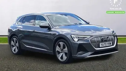 Używany Audi e-tron S-Line 230 kW (313 KM) 2021 Szary SUV
