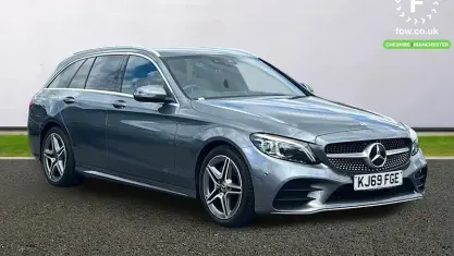 Używany Mercedes C220 AMG line 194 KM (142 kW) 2020 Szary Kombi