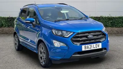 Used Ford Ecosport ST-Line 125 HP (91 kW) 2021 Blue SUV
