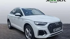 White Used 2022 Audi Q5 Sportback S-Line SUV | £31,490 (Good price)