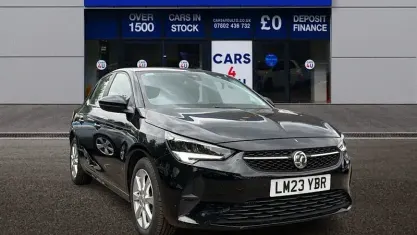 Used Vauxhall Corsa Design Edition 101 HP (74 kW) 2023 Black Hatchback