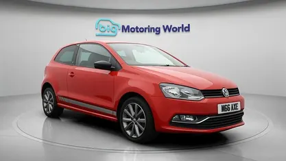 Used VW Polo Beats 90 HP (66 kW) 2017 Red Hatchback