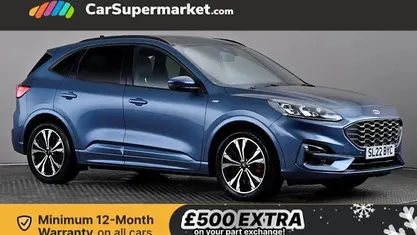 Blue Used 2021 Ford Kuga ST-Line X SUV | £18,397 (Fair price)