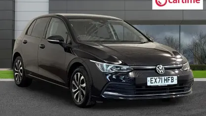 Used VW Golf VII Active 150 HP (110 kW) 2021 Black Hatchback