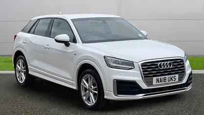 White Used 2018 Audi Q2 S-Line SUV | £13,999 (Good price)