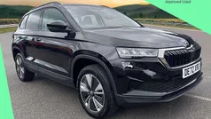 Black magic pearl effect Used 2022 Skoda Karoq SE Drive SUV | £19,395 (Fair price)