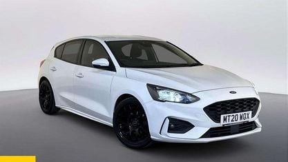 Second-hand Ford Focus ST-Line 150 CP (110 kW) 2020 Alb Hatchback
