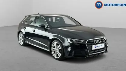 Used Audi A3 Sportback S-Line 116 HP (85 kW) 2019 Black Hatchback