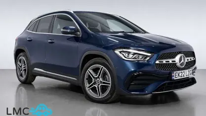 Used Mercedes GLA180 AMG Line Premium 136 HP (100 kW) 2022 Blue SUV
