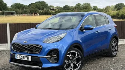 Used Kia Sportage GT-Line S 136 HP (100 kW) 2021 Blue SUV