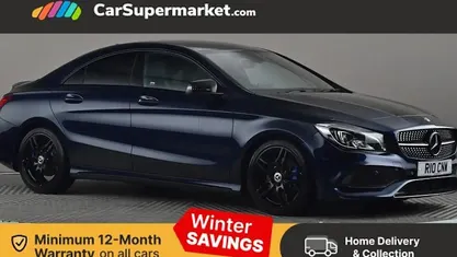 Blue Used 2017 Mercedes CLA220 AMG line Sedan | £13,497 (Fair price)