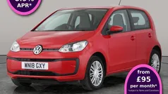 Red Used 2018 VW up! move up! Hatchback | £6,936 (Fair price)