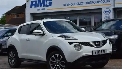 Begagnad Nissan Juke Tekna 117 HK (86 kW) 2019 Vit SUV