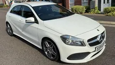 White Used 2018 Mercedes A160 AMG line Hatchback | £14,199 (Fair price)