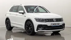 Pure white Used 2020 VW Tiguan R-line SUV | £23,990 (Fair price)
