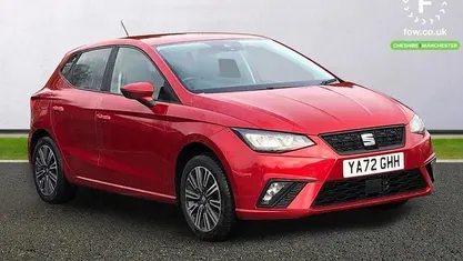 Used Seat Ibiza Design 95 HP (69 kW) 2022 Red Hatchback