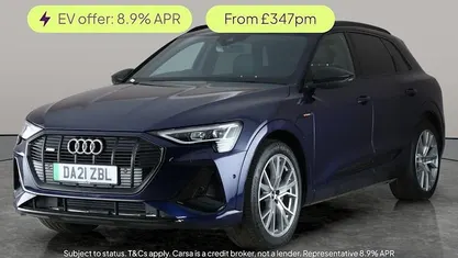 Blue Used 2021 Audi e-tron Black Edition SUV | £21,647 (Super price)
