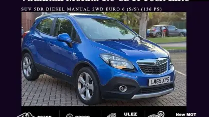 Used Vauxhall Mokka 137 HP (100 kW) 2015 Blue SUV