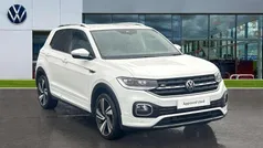 Pure white Used 2022 VW T-Cross R-line SUV | £20,298 (Fair price)