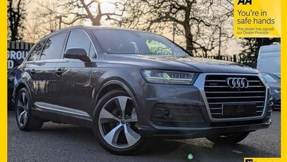Usado Audi Q7 S-Line 286 CV (210 kW) 2018 Gris SUV