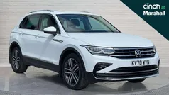 White Used 2021 VW Tiguan Elegance SUV | £23,273 (Fair price)