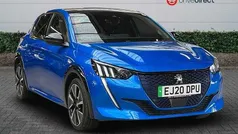 Blue Used 2020 Peugeot e-208 GT-line Hatchback | £10,650 (Fair price)