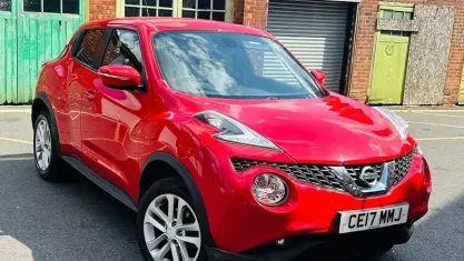 Used Nissan Juke N-Connecta 117 HP (86 kW) 2017 Red SUV