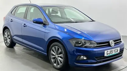 Used VW Polo SEL 116 HP (85 kW) 2019 Blue Hatchback