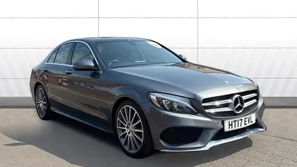 Begagnad Mercedes C250 AMG Line Premium 204 HK (150 kW) 2017 Grå Kombi