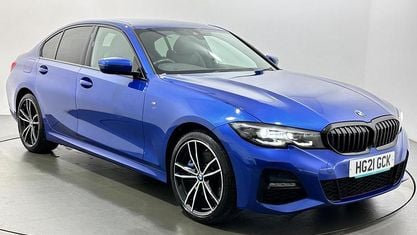 Usado BMW 330e M Sport 292 HP (214 kW) 2021 Azul Sedan