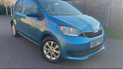 Used Skoda Citigo SE 60 HP (44 kW) 2018 Blue Hatchback