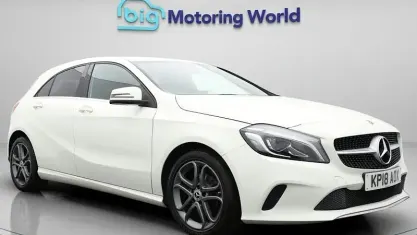 Used Mercedes A180 Sport Edition 122 HP (89 kW) 2018 White Hatchback