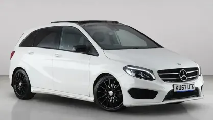 Used Mercedes B200 AMG line 136 HP (100 kW) 2017 White Hatchback