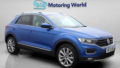 Used VW T-Roc SEL 150 HP (110 kW) 2021 Blue SUV