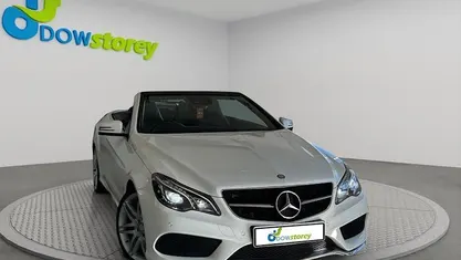Used Mercedes E350 AMG line 258 HP (189 kW) 2016 White Cabriolet