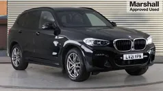 Black Used 2021 BMW X3 M Sport SUV | £30,341 (Fair price)