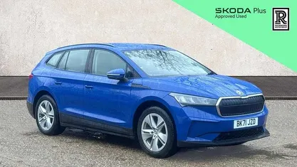 Used Skoda Enyaq iV ecoSuite 131 kW (179 HP) 2021 Blue SUV