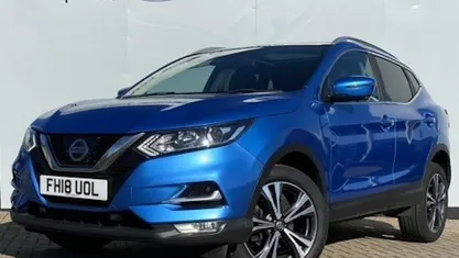 Used Nissan Qashqai N-Connecta 116 HP (85 kW) 2018 Blue SUV
