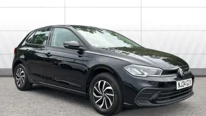 Used VW Polo Life 95 HP (69 kW) 2024 Black Hatchback