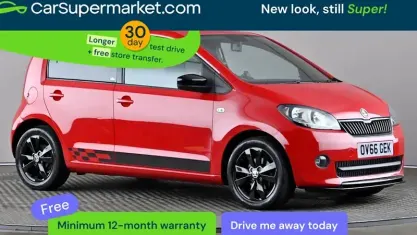 Begagnad Skoda Citigo Monte Carlo 60 HK (44 kW) 2016 Röd Halvkombi
