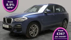 Blue Used 2020 BMW X3 M Sport SUV | £23,718 (Good price)