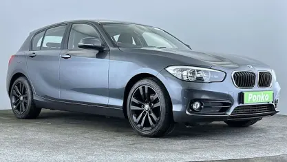 Used BMW 118 Sport Line 136 HP (100 kW) 2017 Grey Hatchback
