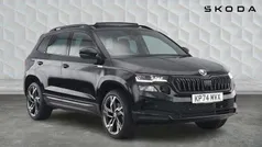 Black magic pearl effect Used 2024 Skoda Karoq SportLine SUV | £31,111 (Fair price)