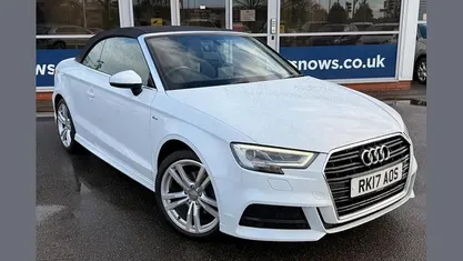 White Used 2017 Audi A3 Cabriolet S-Line Cabriolet | £12,885 (Fair price)