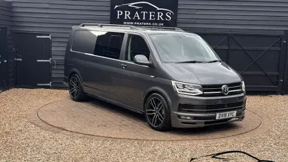 Usado VW Transporter Highline 204 HP (150 kW) 2018 Cinzento Van