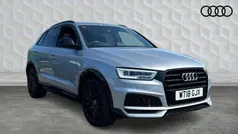 Floret silver, metallic Used 2018 Audi Q3 Black Edition SUV | £17,570 (Good price)